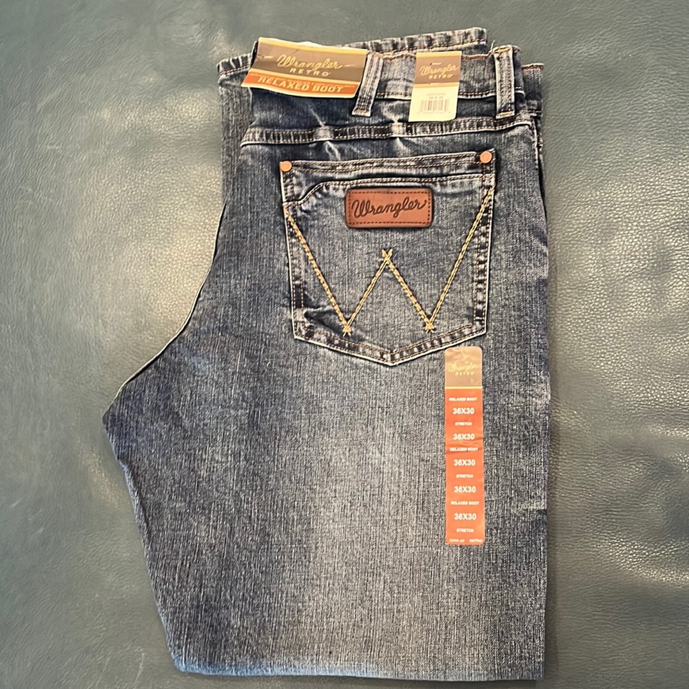 Wrangler blue jeans